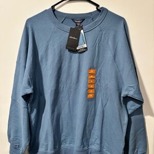 Eddie Bauer Women's Crewneck Sweater in Blue